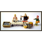 Pixi UDERZO : Mini & Village Astérix Le Poissonnier ( 5 figurines )