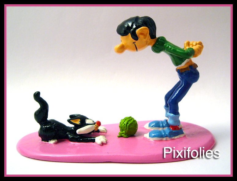 Pixi FRANQUIN : GASTON N°3 Gaston et son Chat griffant la Moquette / Marsu Production