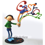 Pixi FRANQUIN : Gaston / Collectoys Résine Gaston et ses Tubes de Peinture Pixi FRANQUIN : Gaston / Collectoys Résine Gaston et ses Tubes de Peinture