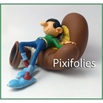 Pixi FRANQUIN : Gaston / Collectoys Résine Gaston sur le Gant de boxe
