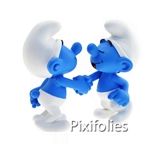 Pixi PEYO : Les Schtroumpfs / Collectoys Résine Schtroumpf poignée de main Pixi PEYO : Les Schtroumpfs / Collectoys Résine Schtroumpf poignée de main