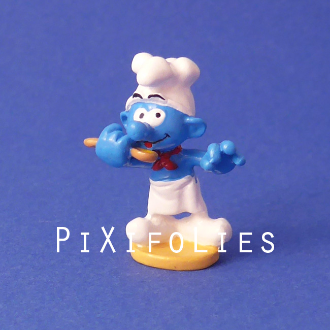 Figurine Le Schtroumpf cuisinier Pixi 06440 PEYO 