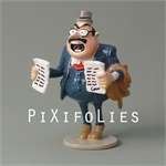 Pixi FRANQUIN : Origine De Mesmaeker  Contrat déchiré / Mediatoon Collector