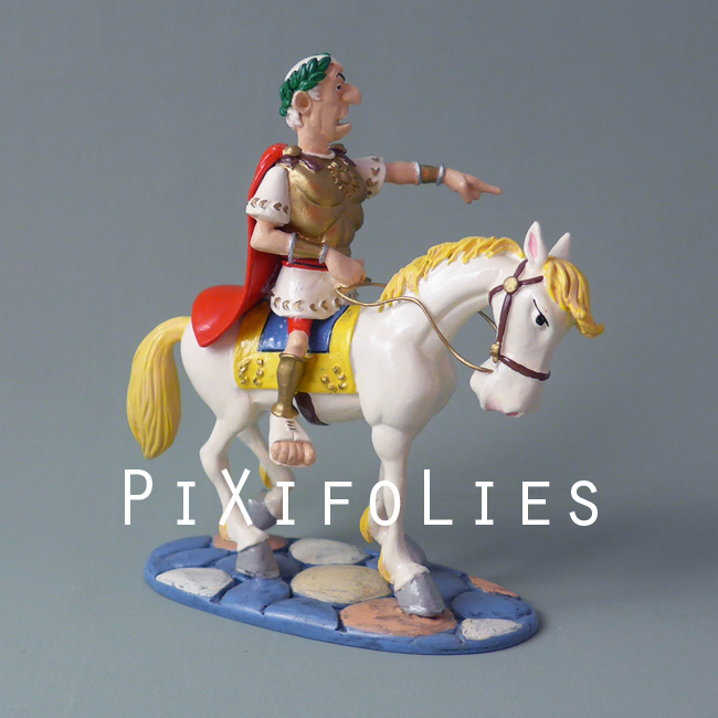 Objet d' ASTERIX 6036 TROPHÄE CÄSAR GOLDEN MiB OVP trophée César d'or Fa. Pixi