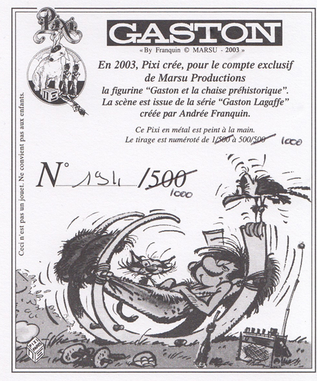 PIXI 4743 / Franquin 2002 / Gaston / La Serenade De Gaston A Mlle