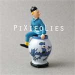 " LE LOTUS BLEU " Tintin sortant de la potiche " LE LOTUS BLEU " Tintin sortant de la potiche