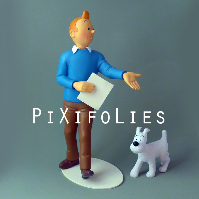 Figurine Tintin : Statuettes en Résine, Alliage, PVC de Moulinsart