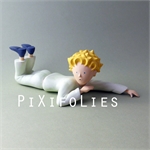 Pixi ST EXUPERY : Le Petit Prince / Collectoys Résine Le Petit Prince allongé