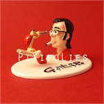 Pixi GOTLIB Buste de Gotlib avec la Coccinelle dans sa main ( signé )