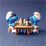 Pixi PEYO : Smurfs Smurf Chess Set / Puppy