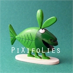 Pixi ROUXEL : Les Shadoks Le Lapin Poisson