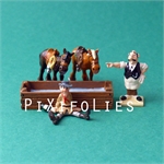 Pixi MORRIS : Mini & Ville de Lucky Luke Bte compl. Saloon - 5 fig.