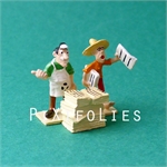 Pixi MORRIS : Mini & Ville de Lucky Luke Bte compl. Imprimerie - 3 fig.