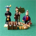 Pixi MORRIS : Mini & Ville de Lucky Luke Bte compl. Arrêt diligence - 6 fig.