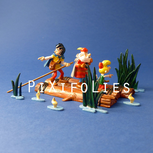Pixi PEYO : Johan & Pirlouit Le Radeau du Pays Maudit