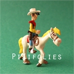 Pixi MORRIS : Mini & Ville de Lucky Luke Lucky Luke et Jolly Jumper - 2 fig.