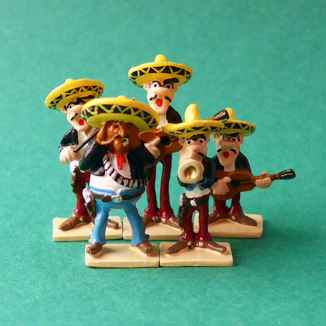 LOT 6 FIGURINES / lucky luke / daltons / dargaud / 1984 EUR 32,22 - FR