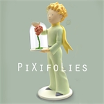 Pixi ST EXUPERY : Le Petit Prince / Collectoys Résine Le Petit Prince et la Rose