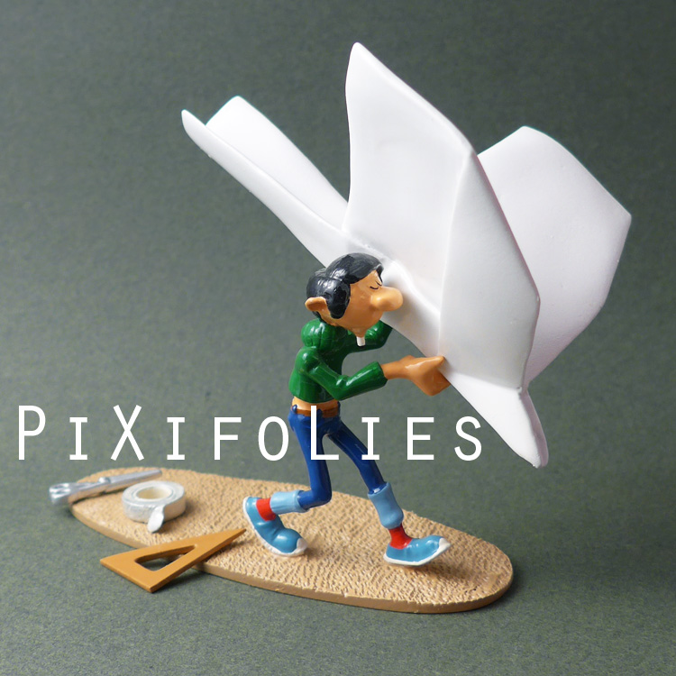 Pixi FRANQUIN : Gaston série N°2 Gaston et son avion en papier