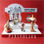 Pixi VANDERSTEEN : Bob et Bobette / Suske en Wiske Reeks 5 referenties + staander / Série de 5 références + Présentoir