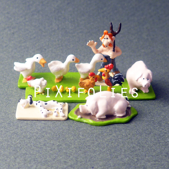 Pixi UDERZO Mini Village Astérix Les Animaux de la Ferme ( 6