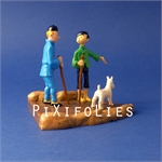 Moulinsart HERGÉ : Moulinsart Plomb / Collection Classique Tintin et Tchang Petit Guide