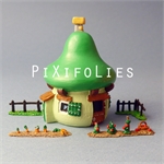 Pixi PEYO : Mini & Village Schtroumpf MINI-VILLAGE SCHTROUMPF / La maison du Schtroumpf jardinier