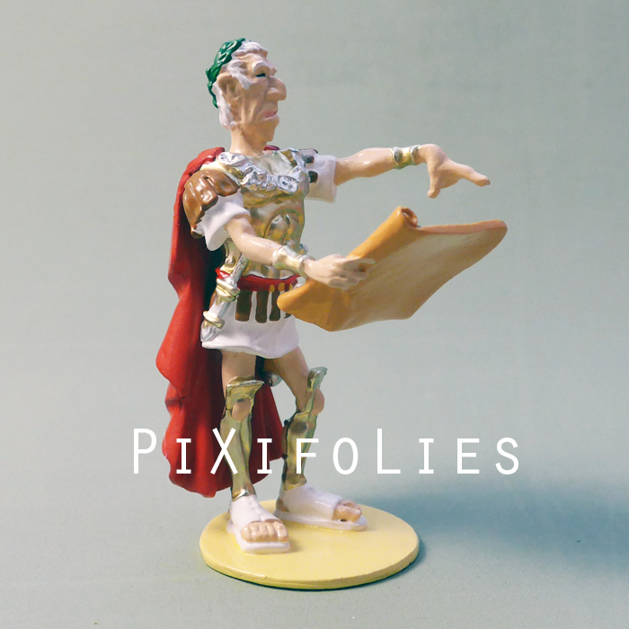ASTERIX, OBJETS ASTERIX: LE TROPHEE MENHIR D'OR - figurine métal, pixi, pixi06035 – La Marque Zone