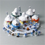 Pixi PEYO : Mini & Village Schtroumpf Le Village des Schtroumpfs sous la Neige / Puppy