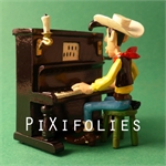 Pixi MORRIS : Lucky Luke Lucky Luke au piano Pixi MORRIS : Lucky Luke Lucky Luke au piano