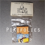 Pixi HERGÉ : Plaques émaillées magnétiques Tintin Milou en Vedette