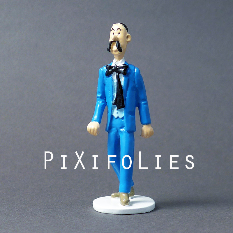 Moulinsart HERGÉ : Moulinsart Plomb / Collection Carte de Vœux 1972 Secret Agent Kaviarovitch