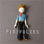 Pixi HERGÉ : Articulés Tintin cow-boy