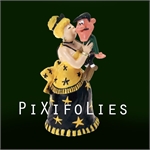 Pixi MORRIS : Lucky Luke Origine Lulu Carabine embrassant Joe Dalton