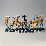 Pixi MORRIS : Lucky Luke Les 8 positions de tir de Lucky Luke Pixi MORRIS : Lucky Luke Les 8 positions de tir de Lucky Luke