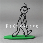 Moulinsart HERGÉ : Moulinsart Plomb / Collection Sculpture Tintin Alph-Art 7 CM VERT