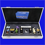 Moulinsart HERGÉ : Moulinsart Plomb / Collection Carte de Vœux 1972 Coffret Luxe 8 Figurines Métal