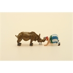 Pixi UDERZO : Astérix Classique Obelix face to face with the rhinoceros Pixi UDERZO : Astérix Classique Obelix face to face with the rhinoceros