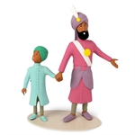 Moulinsart HERGÉ : Moulinsart Résine / Le Musée Imaginaire Maharadjah et son fils