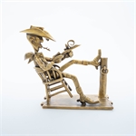 Pixi MORRIS : Atelier Bronze Lucky Luke se balance