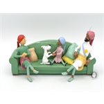 Moulinsart HERGÉ : Moulinsart Plomb / Collection VO Tintin - Scène divan