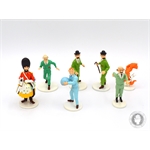Moulinsart HERGÉ : Moulinsart Plomb / Collection VO Série Lune: Tintin, Milou, Haddock, Tournesol, Dupont, Dupond et Frank Wolff