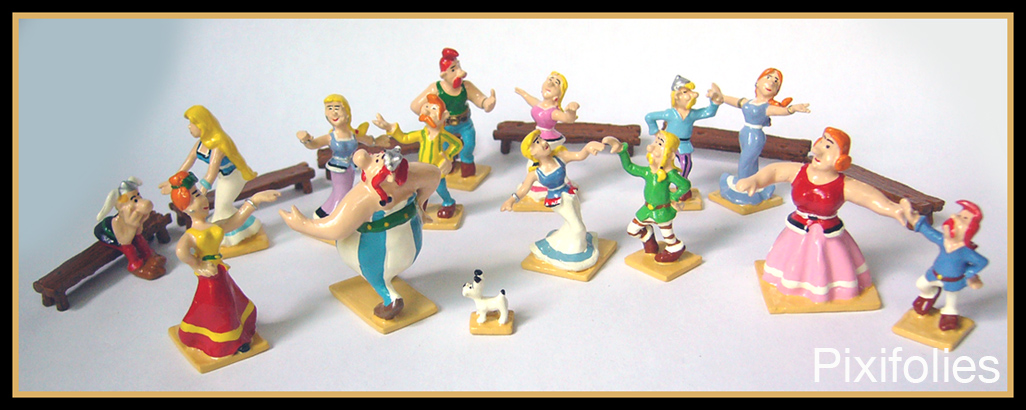 Pixi UDERZO : MINI & VILLAGE ASTERIX Asterix : The Ball (Box n°1 + Box n°2)